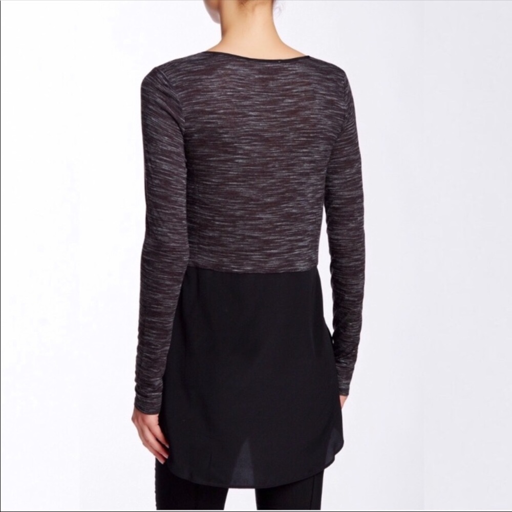 Vince Color block High-Low top - Picture 2 of 7